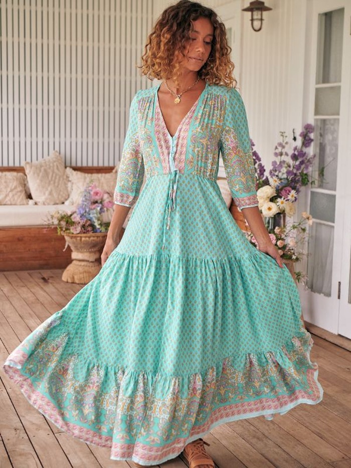 Klänning Atlantis Print Tessa Maxi dress - Jaase