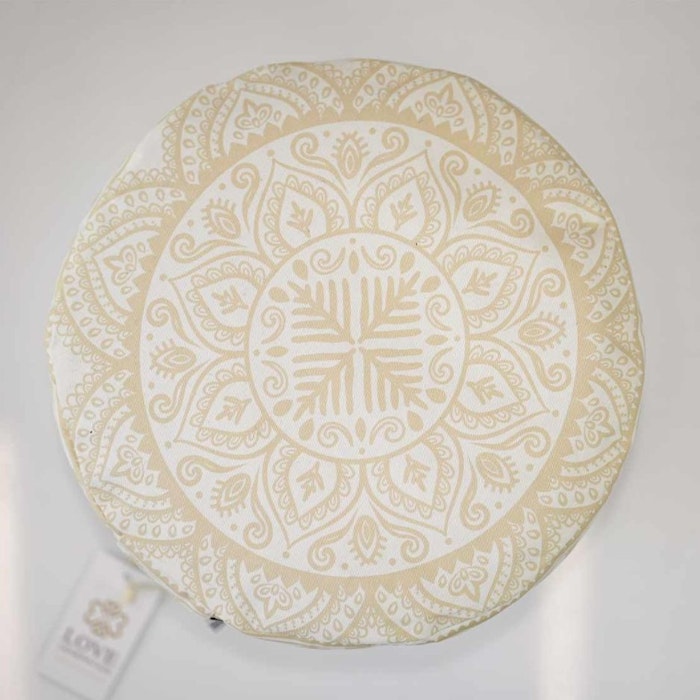 Meditationskudde Rund Boho Chic - Love Generation