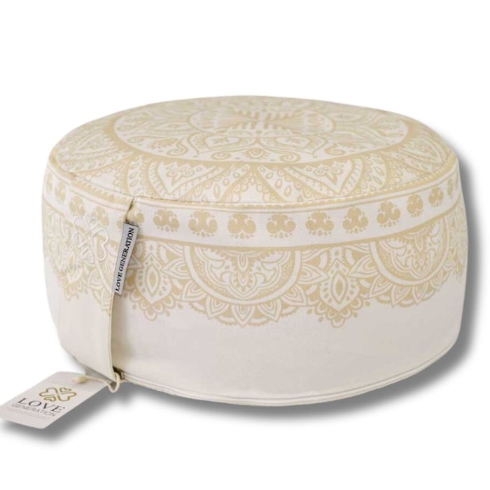 Meditationskudde Rund Boho Chic - Love Generation