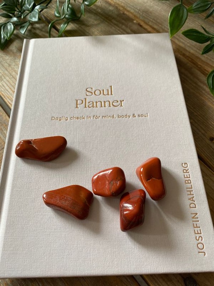 Dagbok Soul Planner & Röd Jaspis - Josefin Dalberg