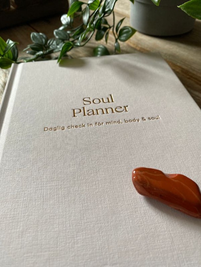 Dagbok Soul Planner & Röd Jaspis - Josefin Dalberg