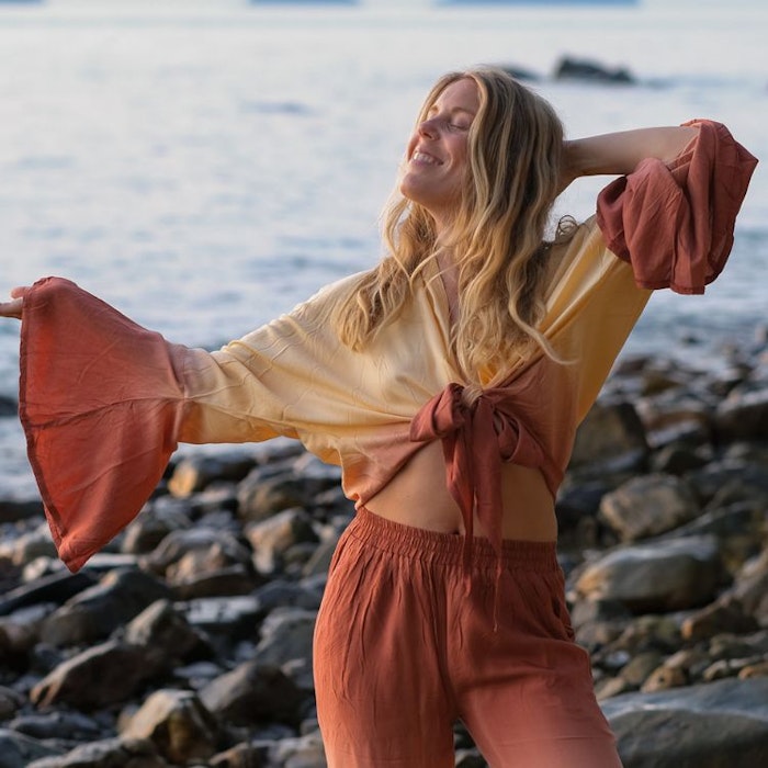 Topp Tie top Sunset - Mad Peach