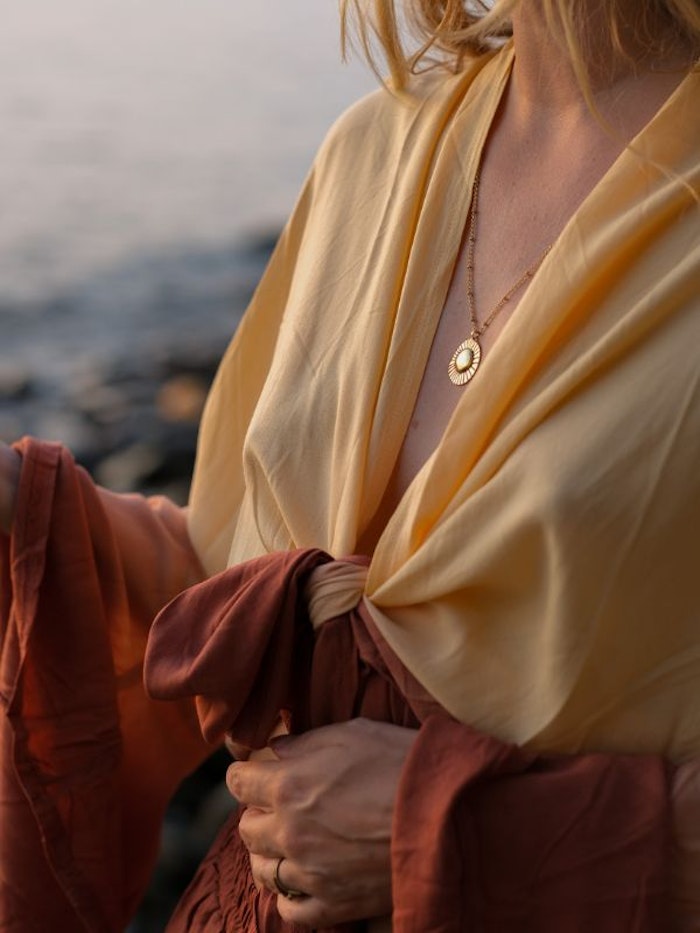 Topp Tie top Sunset - Mad Peach