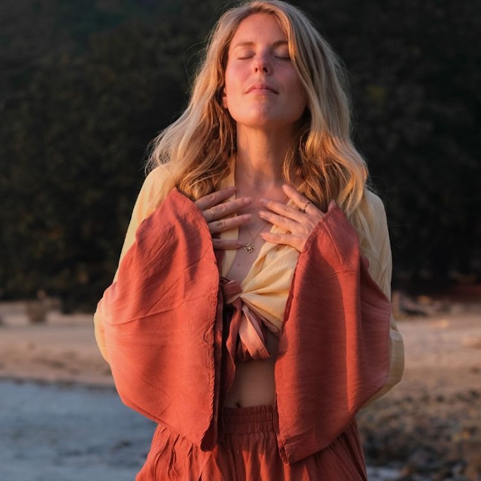 Topp Tie top Sunset - Mad Peach