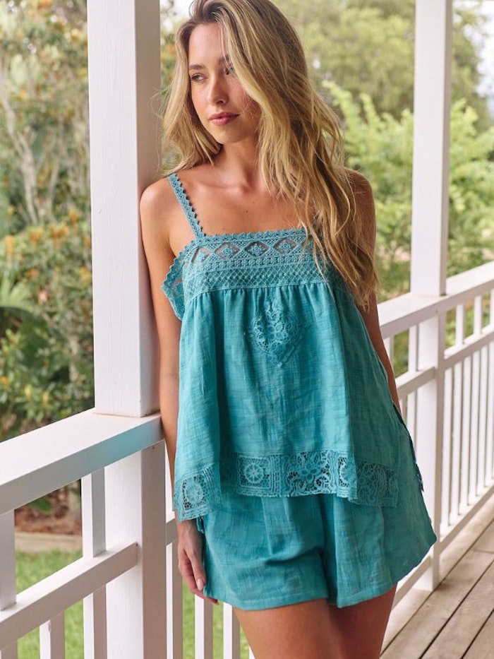 Topp Rivera Print Moscata Cami - Jaase