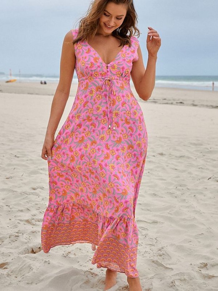 Klänning Begonia Print Esmie Maxi - Jaase