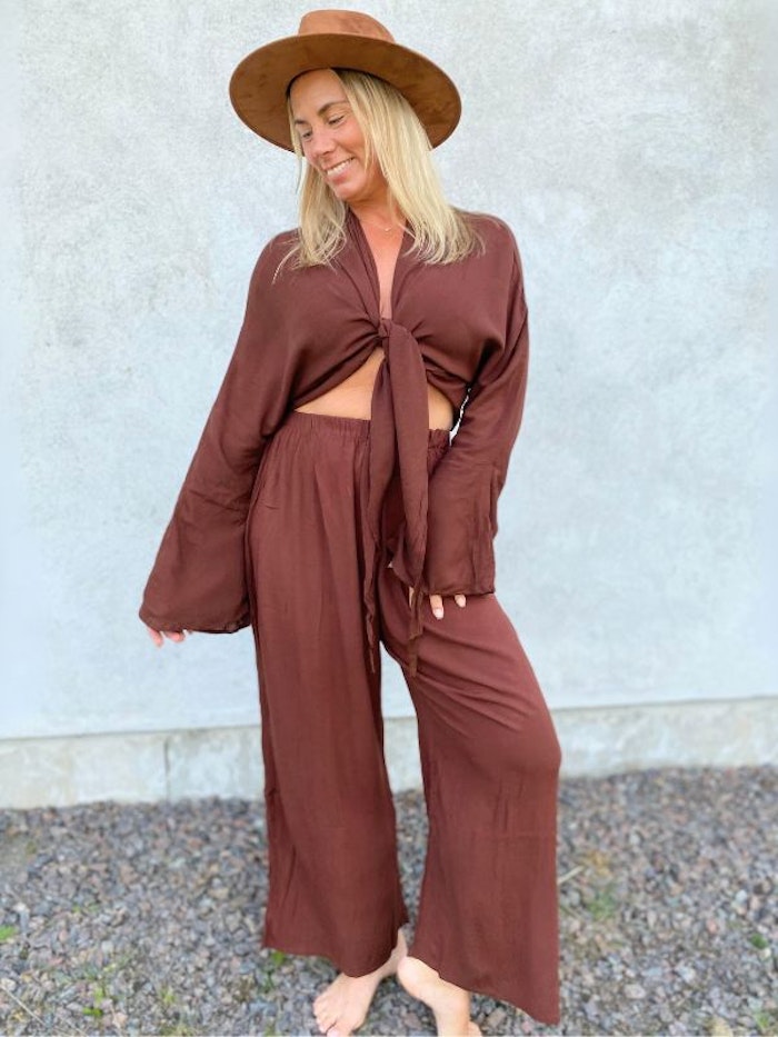 Topp Tie top Brown - Mad Peach