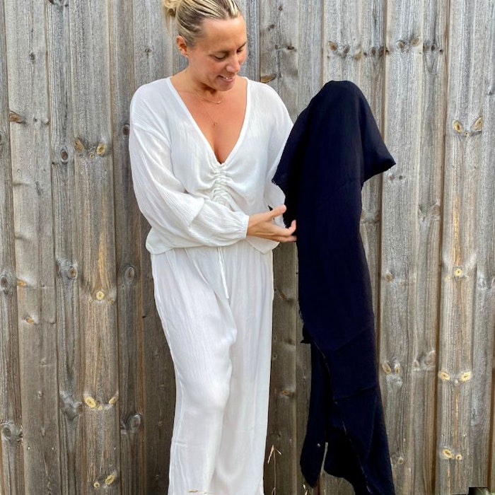 Sarong/scarf Black - Mad Peach