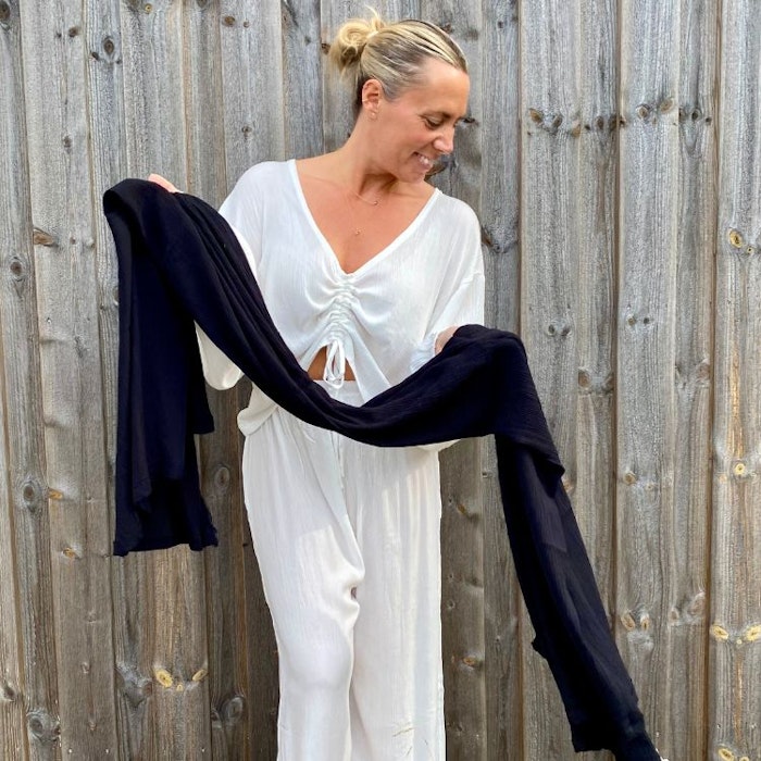 Sarong/scarf Black - Mad Peach