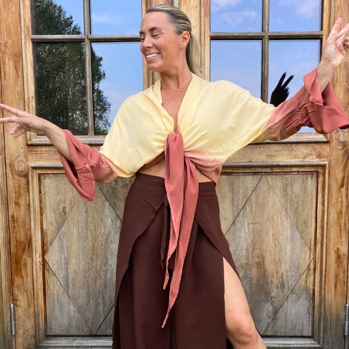 Topp Tie top Sunset - Mad Peach