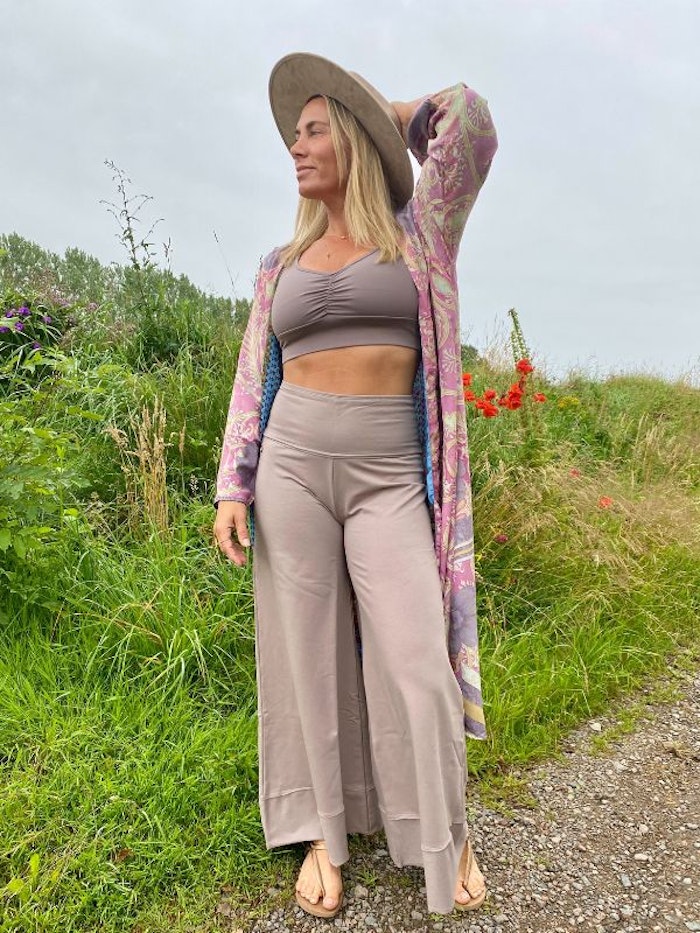 Kimono VÄNDBAR återvunnet silke Nr 218