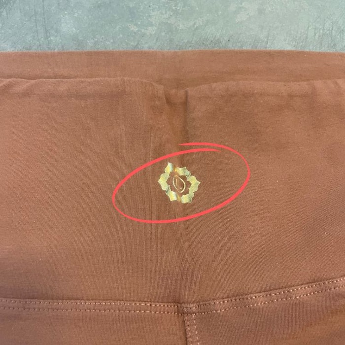 2:A SORTERING Yogabyxor Ananda leggings Stl XL Clay - Indigo Luna