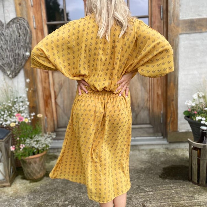 Klänning Sita återvunnen sari Nr 95