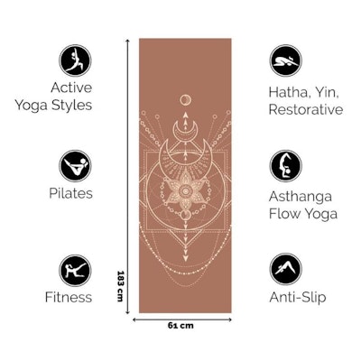 Yogamatta Sacred Extra Thick Earth 6mm - Love Generation