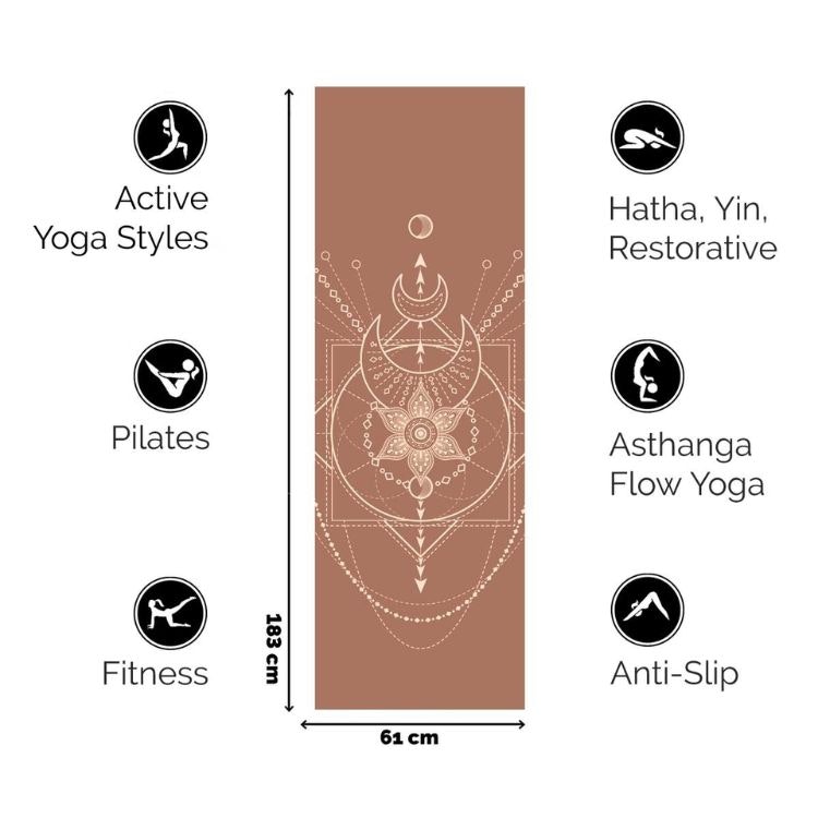 Yogamatta Sacred Extra Thick Earth 6mm - Love Generation