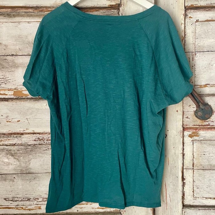 2:A SORTERING Tröja stl M V-neck Aviator Green - Mandala