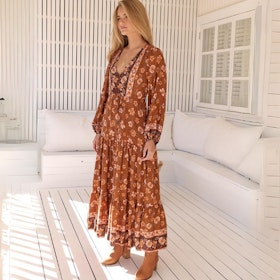 Klänning Aubrey print Teresa Maxi dress - Jaase