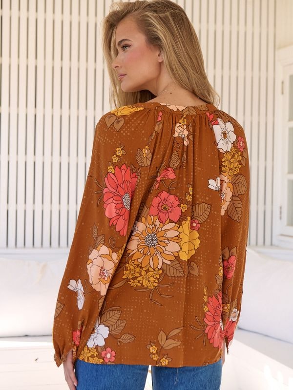 Blus Natalia print Lottie blouse - Jaase