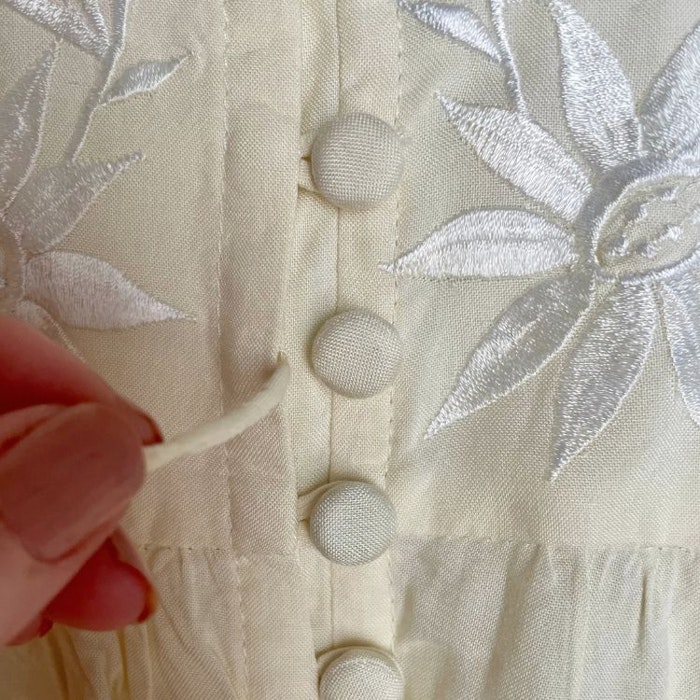 2:A SORTERING Klänning stl S/M Pure bliss gown Cream - Zaimara