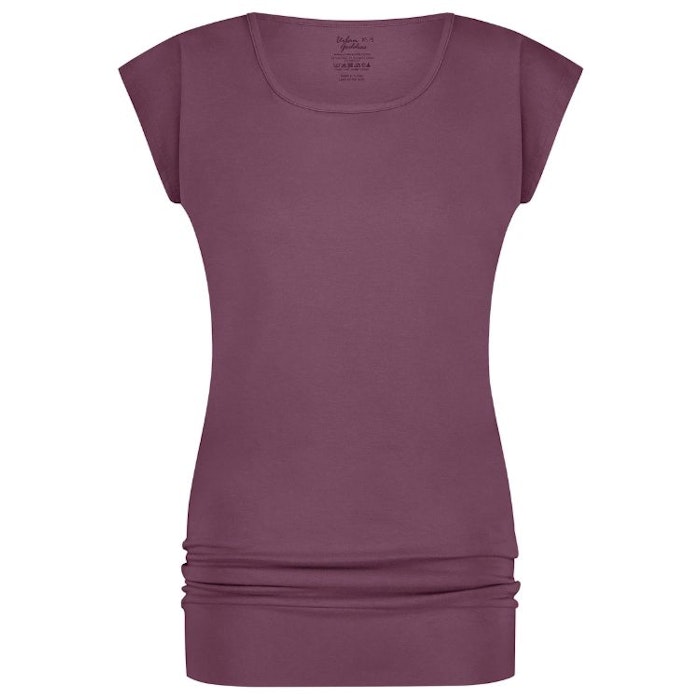 Yogatopp Asana Tee Mauve - Urban Goddess