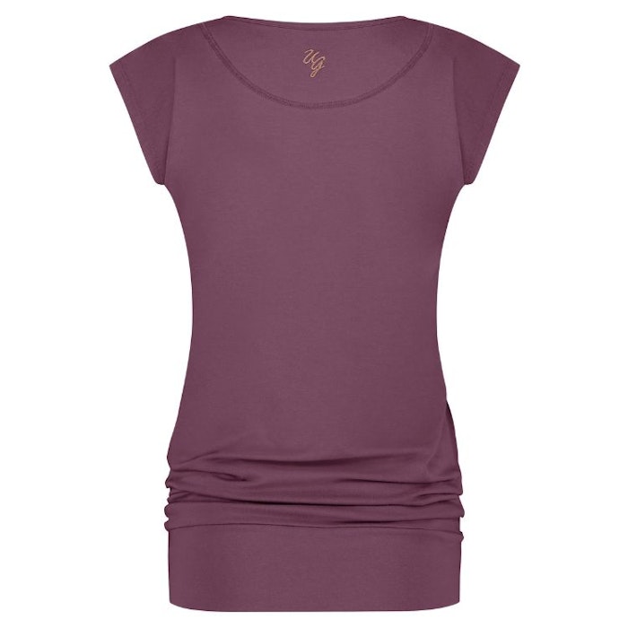 Yogatopp Asana Tee Mauve - Urban Goddess