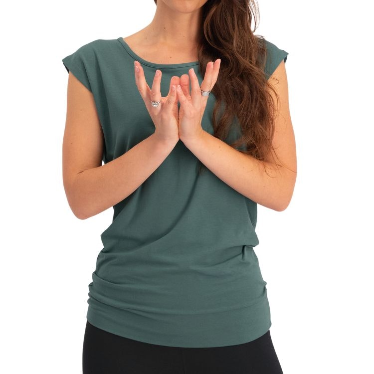 Yogatopp Asana Tee Forest - Urban Goddess
