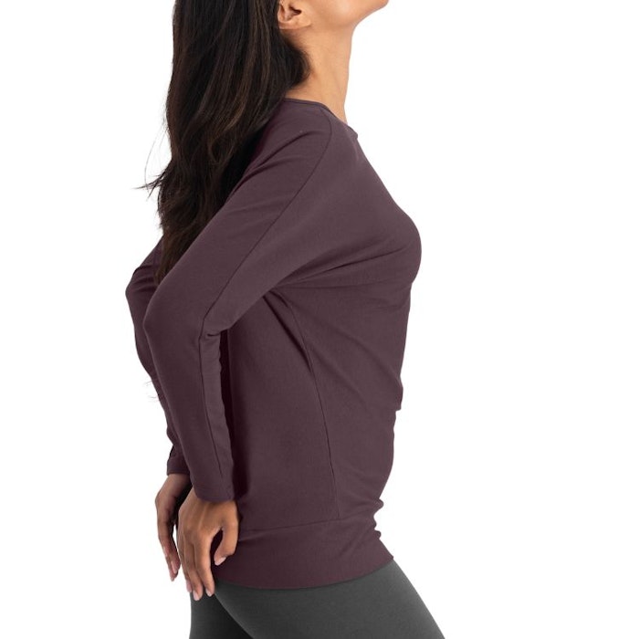 Yogatröja Budhi Longsleeve Berry- Urban Goddess