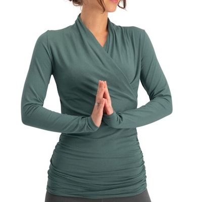 Yogatröja Good Karma longsleeve Forest - Urban Goddess