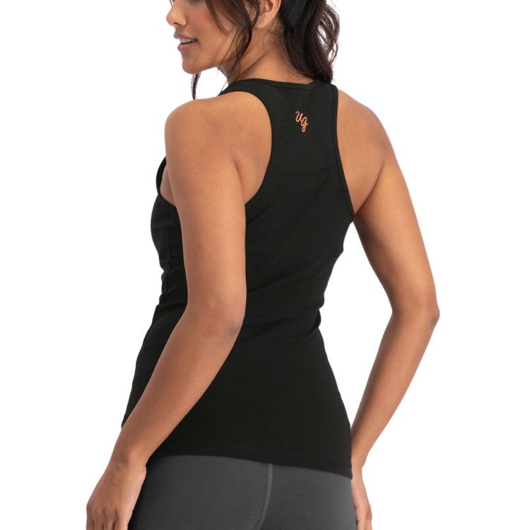 Yogalinne Om Core Tank Onyx Black - Urban Goddess