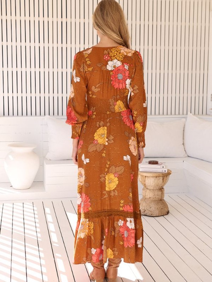 Klänning Natalia print Sabrina Maxi dress - Jaase