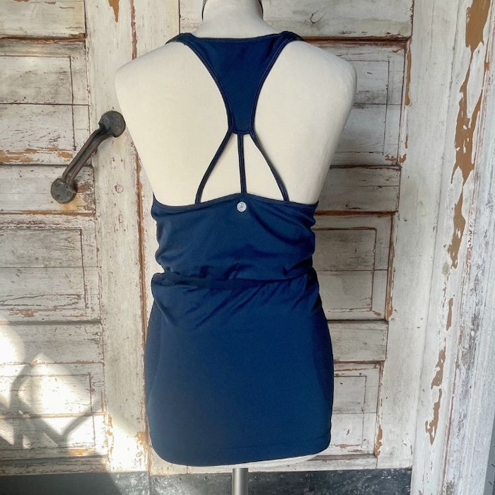 2:A SORTERING Yogalinne stl L Mesh Midnight Blue - Run & Relax