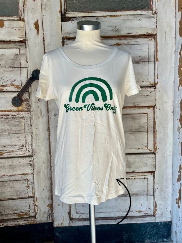 2:A SORTERING T-shirt stl XL "Green Vibes Only" - Soul Factory