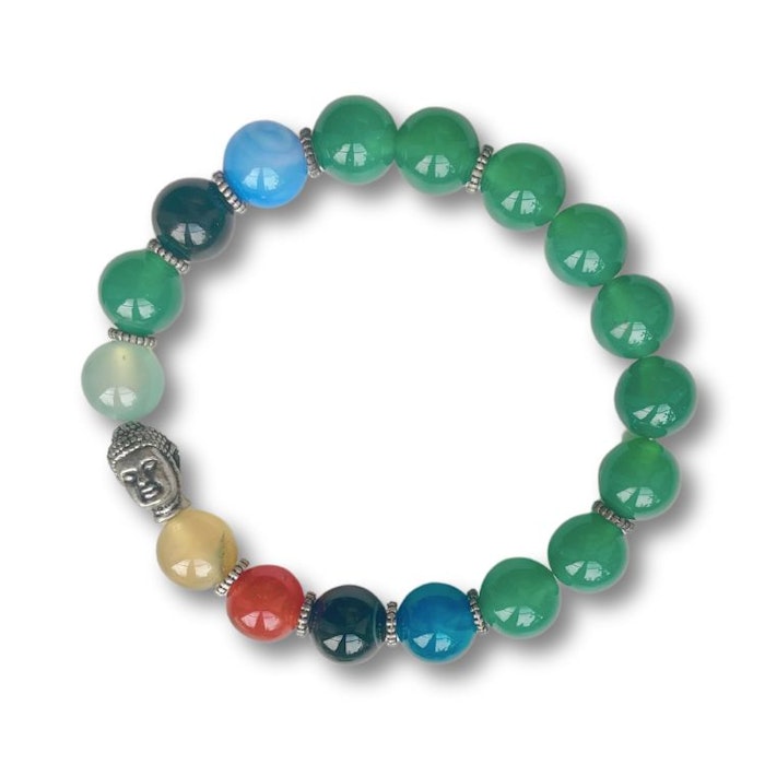 Stenarmband Multi Buddha