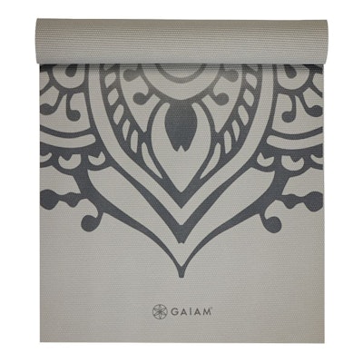 Yogamatta 5mm Sustained Sundial Layer Grey - Gaiam