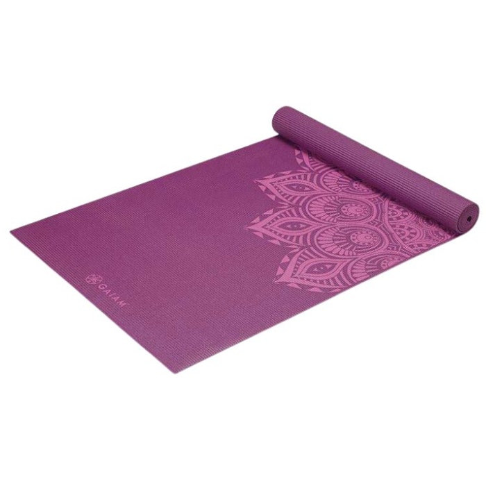 Yogamatta 6mm Purple Mandala - Gaiam
