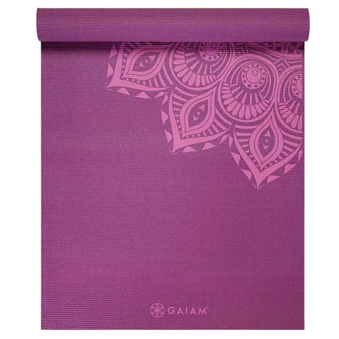 Yogamatta 6mm Purple Mandala - Gaiam