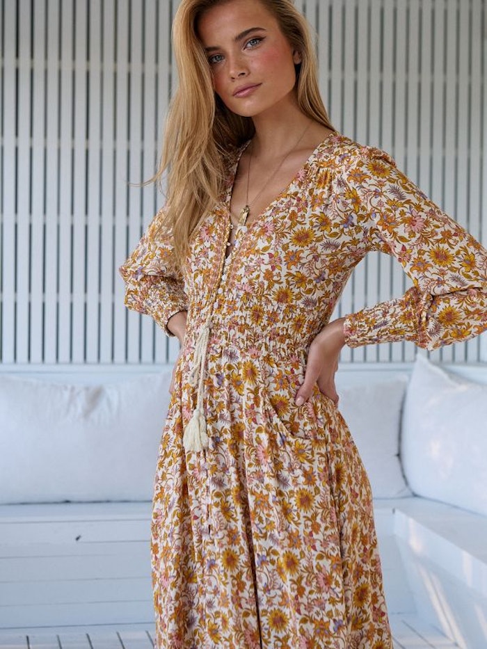 Klänning Solara print Sabrina Maxi dress - Jaase