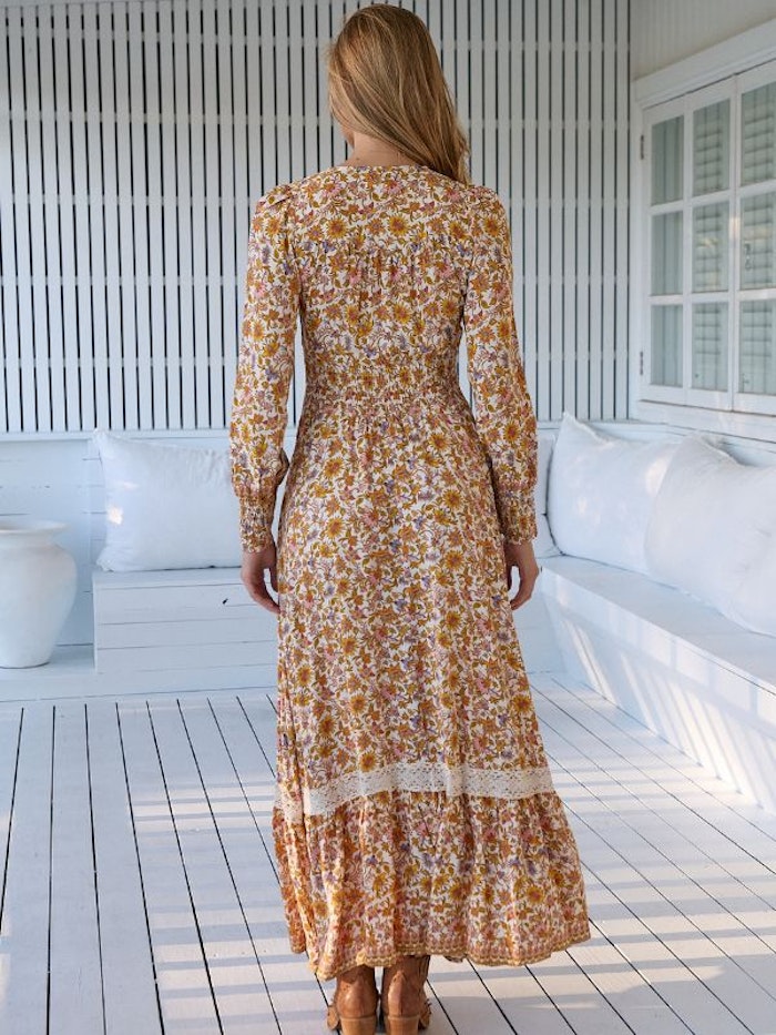 Klänning Solara print Sabrina Maxi dress - Jaase