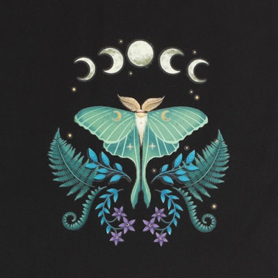 Tygkasse "Luna Moth"