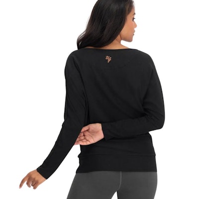 Yogatröja Budhi Longsleeve Urban Black - Urban Goddess