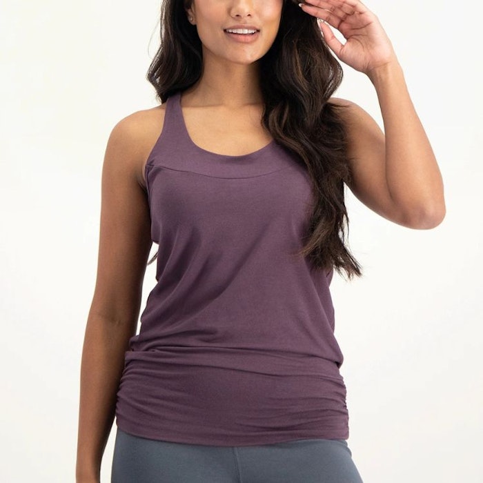 Yogalinne Kami Yoga tank Berry - Urban Goddess