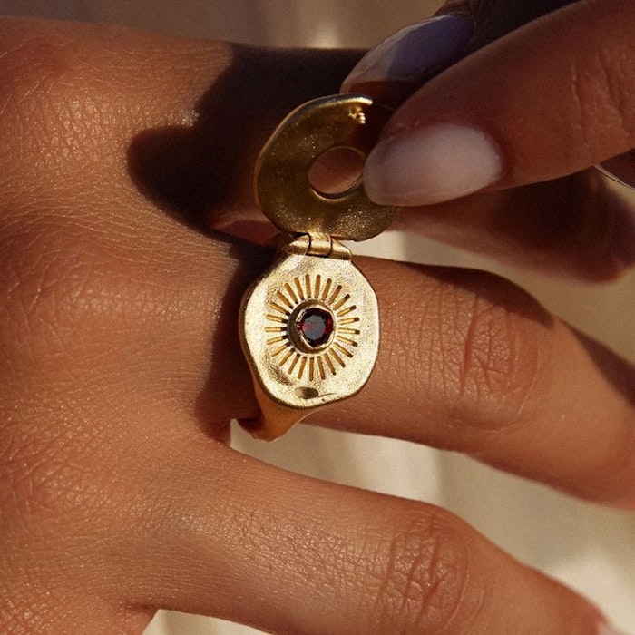 Ring Héméra Gold - Agapé Studio
