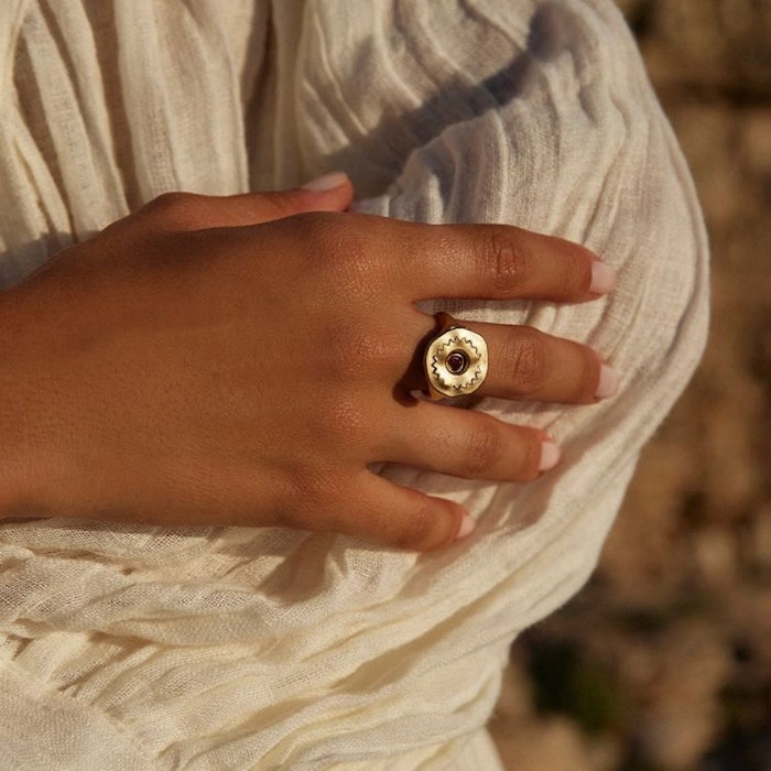 Ring Héméra Gold - Agapé Studio