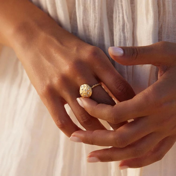 Ring Lattea Gold - Agapé Studio