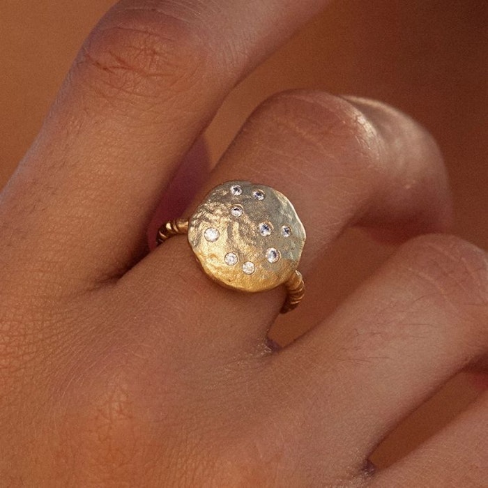 Ring Lattea Gold - Agapé Studio