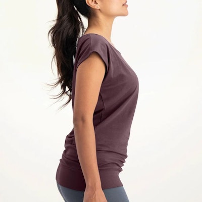 Yogatopp Asana Tee Berry - Urban Goddess