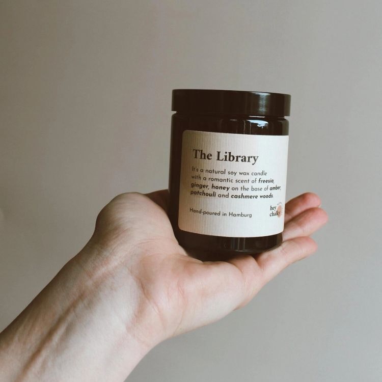 Doftljus "The Library"- Hey Chalky