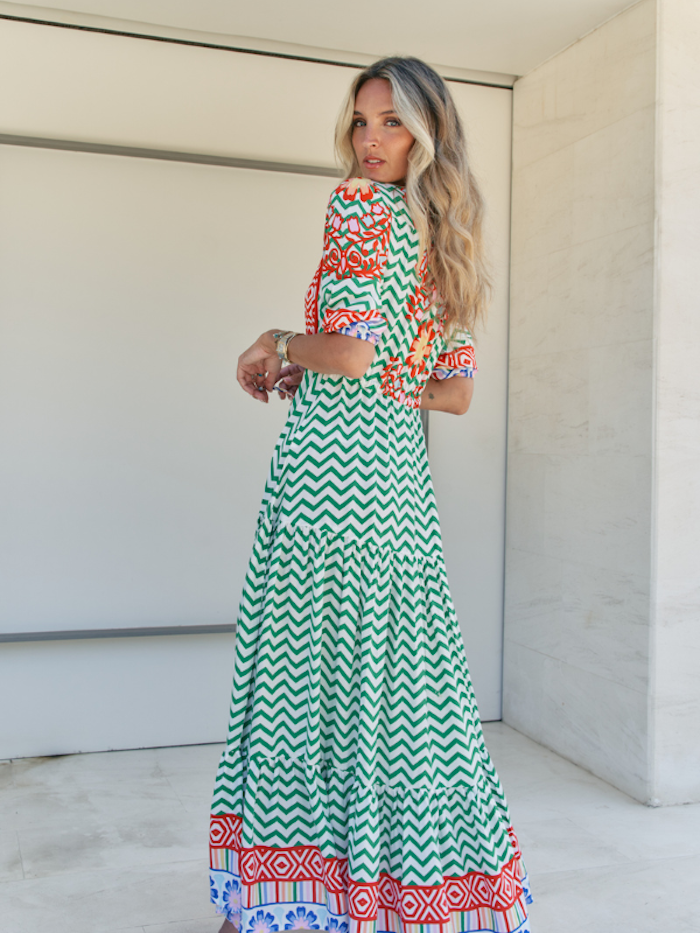 Klänning Ziggy Za print Tessa Maxi dress - Jaase
