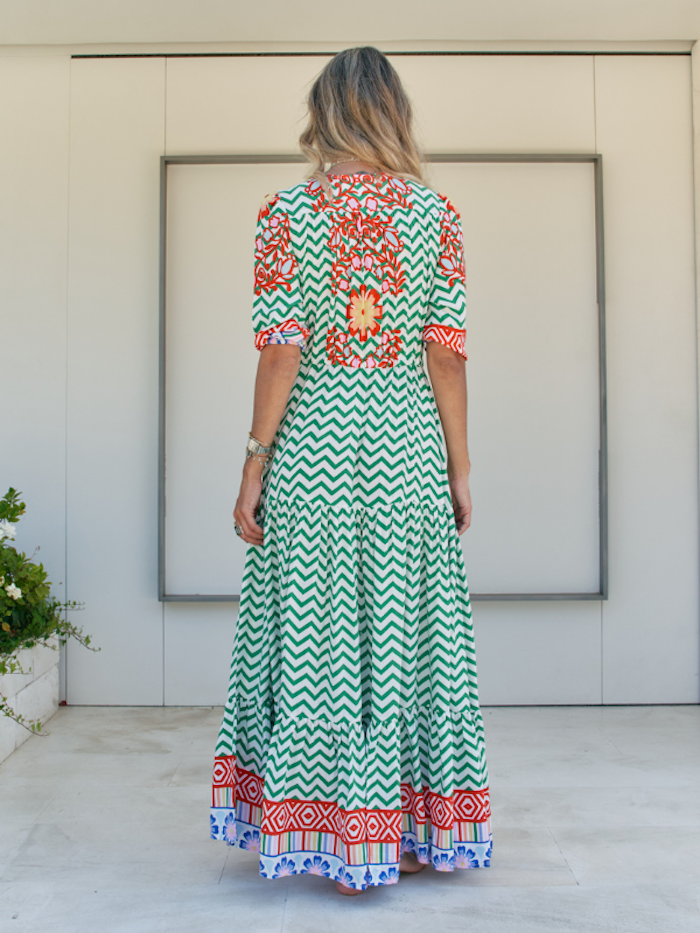 Klänning Ziggy Za print Tessa Maxi dress - Jaase