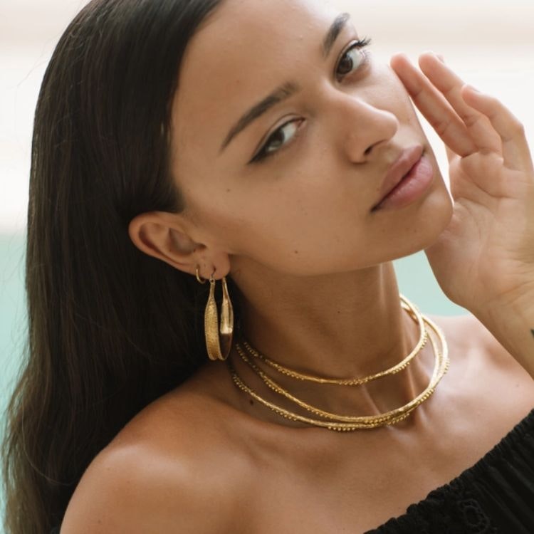 Örhänge Indra Hoops - Nakila Collective